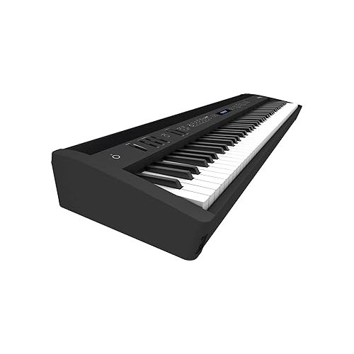 롤랜드 Roland FP-60X Digital Piano - Black Bundle with Adjustable Stand, Bench, Sustain Pedal, Austin Bazaar Instructional DVD, Online Piano Classes, and Polishing Cloth