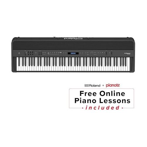 롤랜드 Roland, 88-Key FP-90X Portable Digital Piano with Premium Features and Built-in Powerful Amplifier and Stereo Speakers (FP-90X-BK)