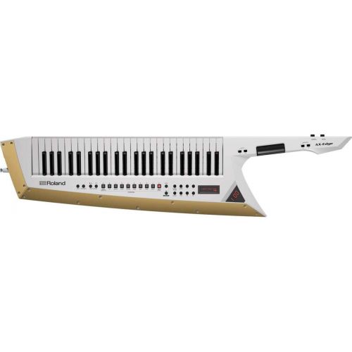 롤랜드 Roland AX-Edge 49-Key Keytar, With Velocity And Channel After Touch, White (AX-EDGE-W)