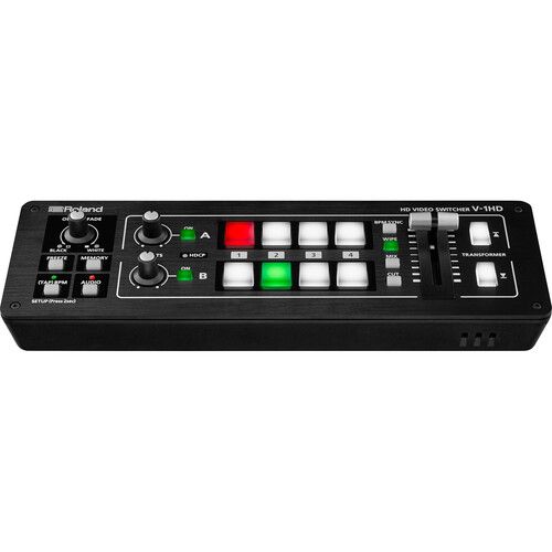 롤랜드 Roland V-1HD Portable 4 x HDMI Video Switcher & UVC-01 USB Capture Device Kit