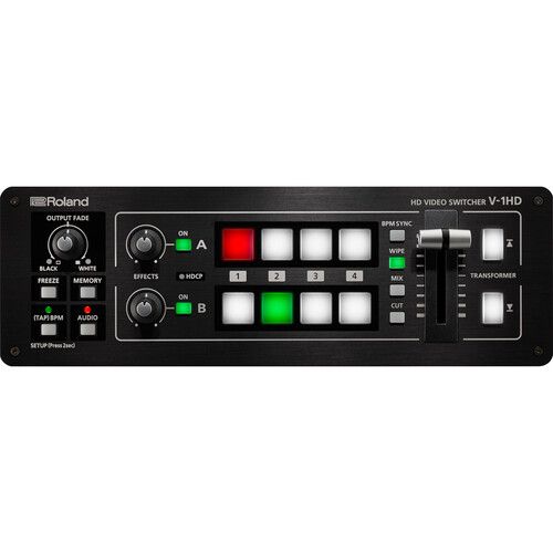 롤랜드 Roland V-1HD Portable 4 x HDMI Video Switcher & UVC-01 USB Capture Device Kit