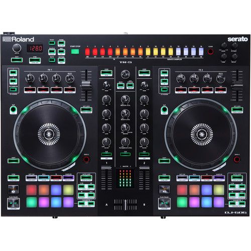 롤랜드 Roland DJ-505 2-Channel, 4-Deck DJ Controller for Serato DJ