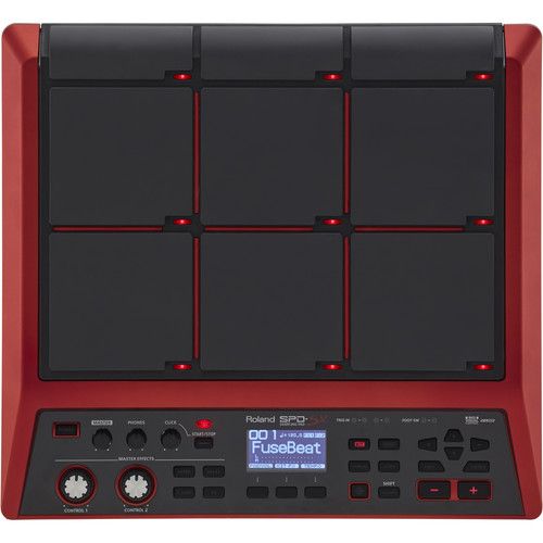 롤랜드 Roland SPD-SX-SE Special Edition Sampling Pad with 16GB Internal Memory (Red)