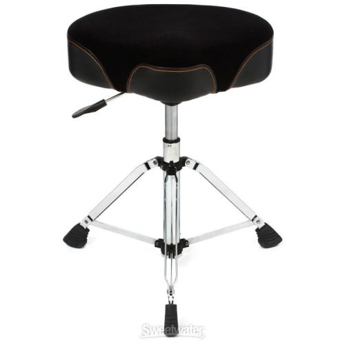 롤랜드 Roland Hydraulic Saddle Drum Throne - Velours Top - Soft Foam