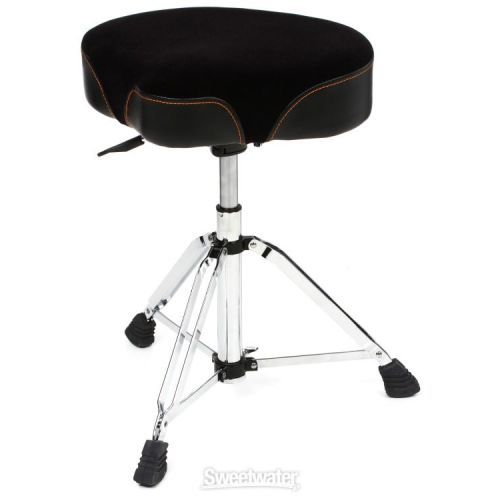 롤랜드 Roland Hydraulic Saddle Drum Throne - Velours Top - Soft Foam