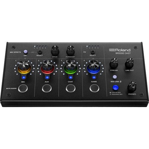 롤랜드 Roland BRIDGE CAST Dual-Bus Gaming Mixer