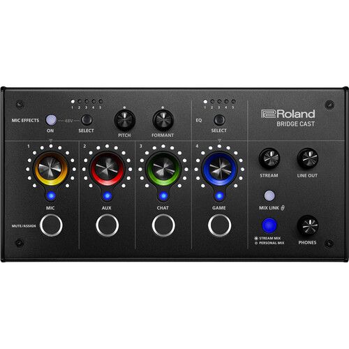 롤랜드 Roland BRIDGE CAST Dual-Bus Gaming Mixer