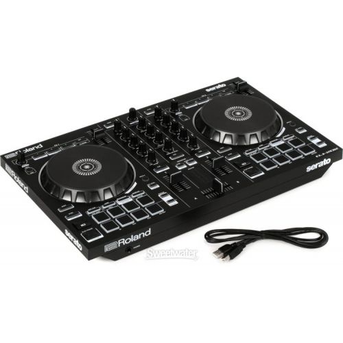 롤랜드 Roland DJ-202 4-deck Serato DJ Controller with Drum Machine with Bag