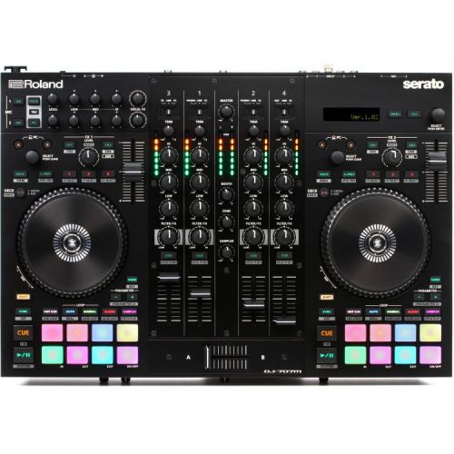 롤랜드 Roland DJ-707M 4-deck Serato DJ Pro Controller with Utility Case