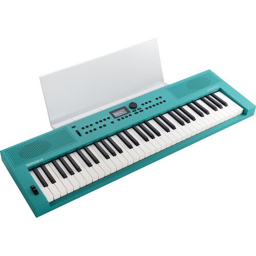 롤랜드 Roland GO:KEYS 3 61-Key Touch-Sensitive Portable Keyboard (Turquoise)