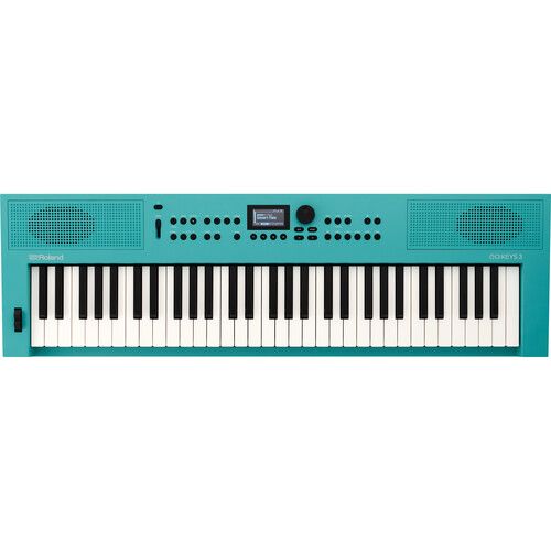 롤랜드 Roland GO:KEYS 3 61-Key Touch-Sensitive Portable Keyboard (Turquoise)