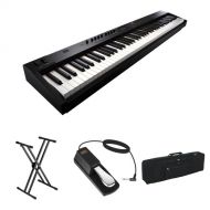 Roland RD-88 Digital Stage Piano Kit with X-Stand, Sustain Pedal, Gig Bag