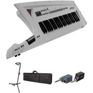 Roland AX-Edge 49-Key Keytar Synthesizer Kit with Stand, Bag, and Wireless Adapter (White)