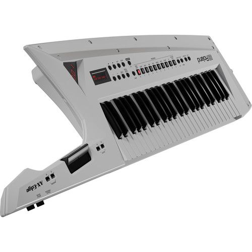 롤랜드 Roland AX-Edge 49-Key Keytar Synthesizer Kit with Stand, Bag, and Wireless Adapter (White)