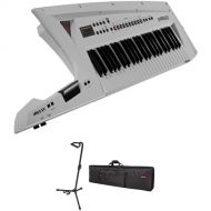 Roland AX-Edge 49-Key Keytar Synthesizer Kit with Stand and Bag (White)