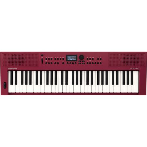 롤랜드 Roland GO:KEYS 3 61-Key Touch-Sensitive Portable Keyboard (Dark Red)