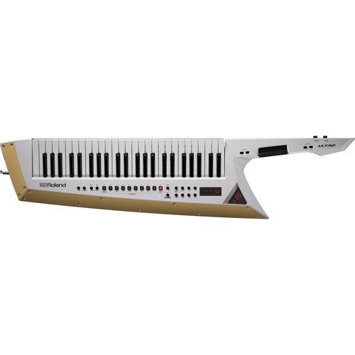 롤랜드 Roland AX-Edge 49-Key Keytar Synthesizer (White)