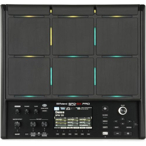 롤랜드 Roland SPD-SX Pro Sampling Pad with Kick and Expression Pedals Bundle