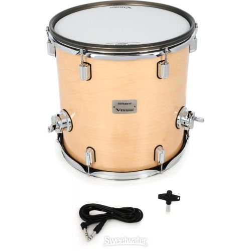 롤랜드 Roland PDA140F V-Drums Acoustic Design 14 x 14 inch Floor Tom Pad - Gloss Natural