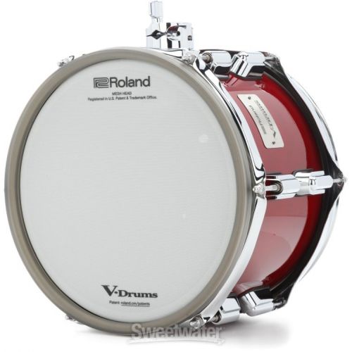 롤랜드 Roland PDA100 V-Drums Acoustic Design 10 x 7-inch Tom Pad - Gloss Cherry