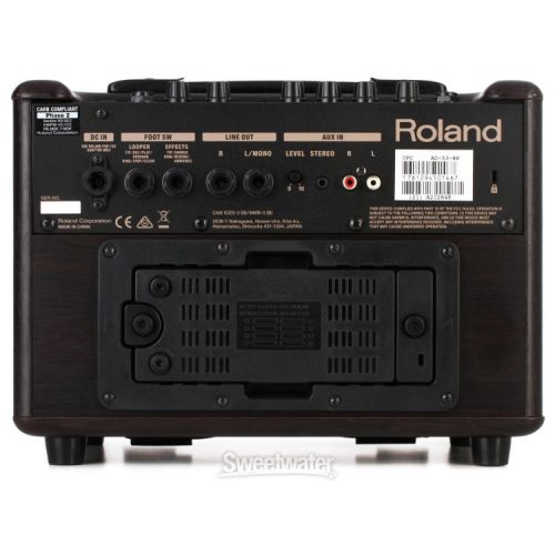 롤랜드 Roland AC-33 30-watt Battery Powered Portable Acoustic Amp - Rosewood