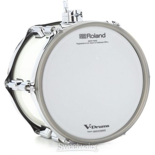 롤랜드 Roland PDA100 V-Drums Acoustic Design 10 x 7-inch Tom Pad - Pearl White