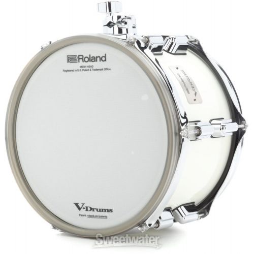 롤랜드 Roland PDA100 V-Drums Acoustic Design 10 x 7-inch Tom Pad - Pearl White