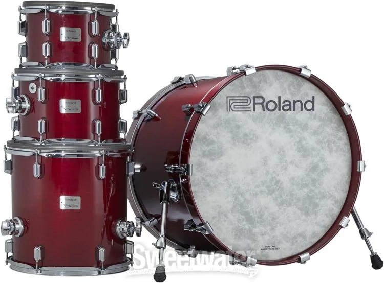 롤랜드 Roland V-Drums Acoustic Design VAD706GC Electronic Drum Set - Gloss Cherry