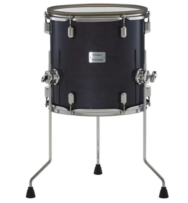 롤랜드 Roland PDA140F V-Drums Acoustic Design 14 x 14 inch Floor Tom Pad - Gloss Ebony Demo