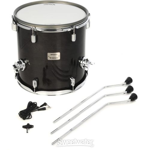 롤랜드 Roland PDA140F V-Drums Acoustic Design 14 x 14 inch Floor Tom Pad - Gloss Ebony Demo