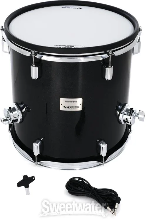 롤랜드 Roland PDA140F V-Drums Acoustic Design 14 x 14 inch Floor Tom Pad - Midnight Sparkle