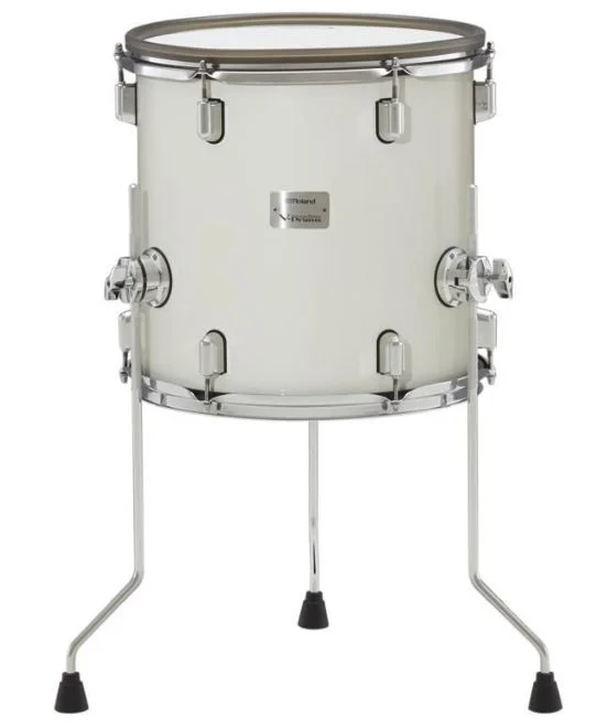 롤랜드 Roland PDA140F V-Drums Acoustic Design 14 x 14 inch Floor Tom Pad - Pearl White