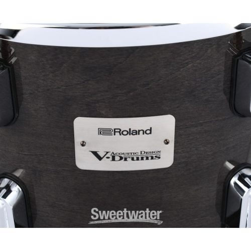 롤랜드 Roland PDA120 V-Drums Acoustic Design 12 x 8 inch Tom Pad - Gloss Ebony