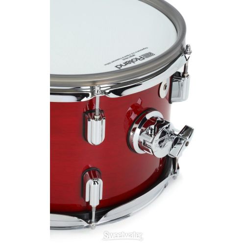 롤랜드 Roland PDA120 V-Drums Acoustic Design 12 x 8 inch Tom Pad - Gloss Cherry