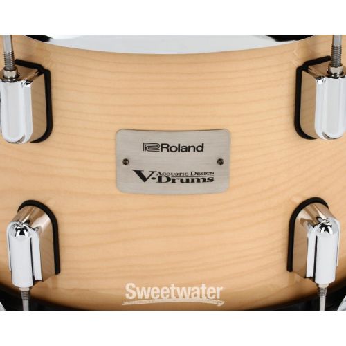 롤랜드 Roland PDA120 V-Drums Acoustic Design 12 x 8 inch Tom Pad - Gloss Natural