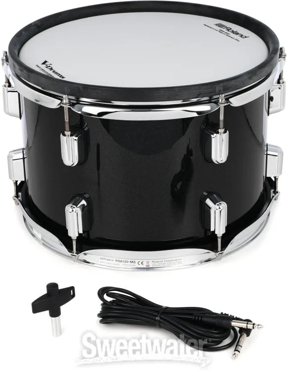 롤랜드 Roland PDA120 V-Drums Acoustic Design 12 x 8 inch Tom Pad - Midnight Sparkle