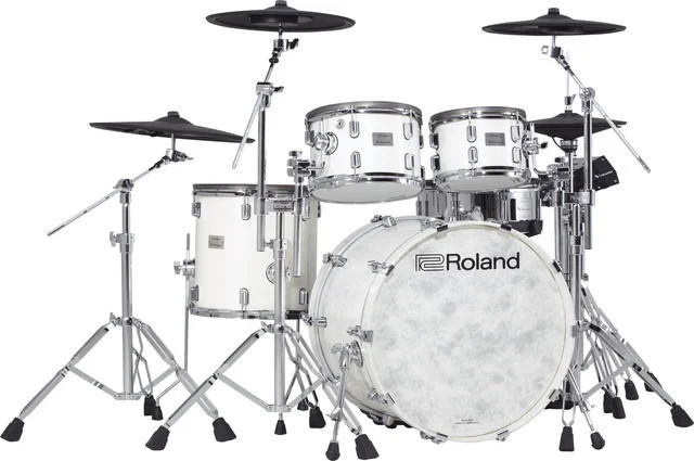 롤랜드 Roland V-Drums Acoustic Design VAD706PW Electronic Drum Set - Pearl White