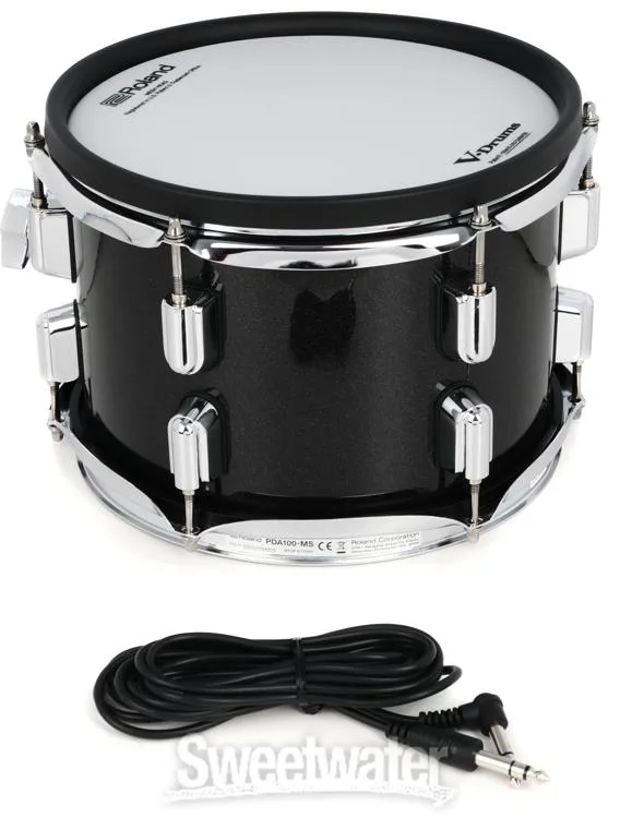 롤랜드 Roland PDA100 V-Drums Acoustic Design 10 x 7-inch Tom Pad - Midnight Sparkle