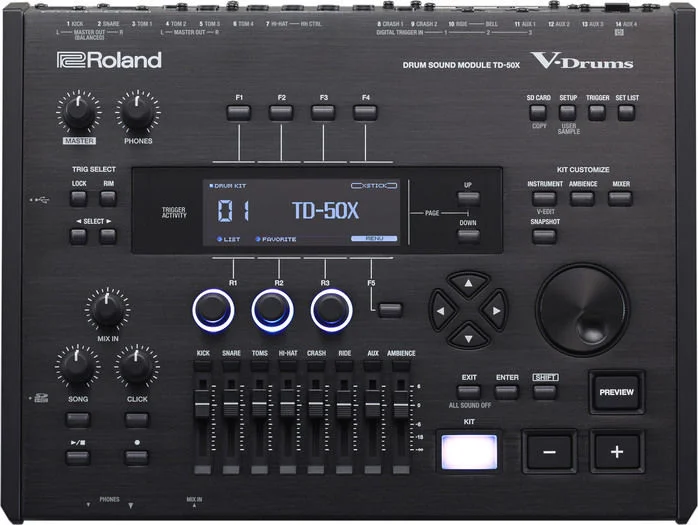 롤랜드 Roland V-Drums TD-50K2 Electronic Drum Set