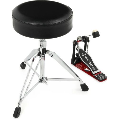 롤랜드 Roland V-Drums TD-07KV Electronic Drum Set and DW Hardware Bundle