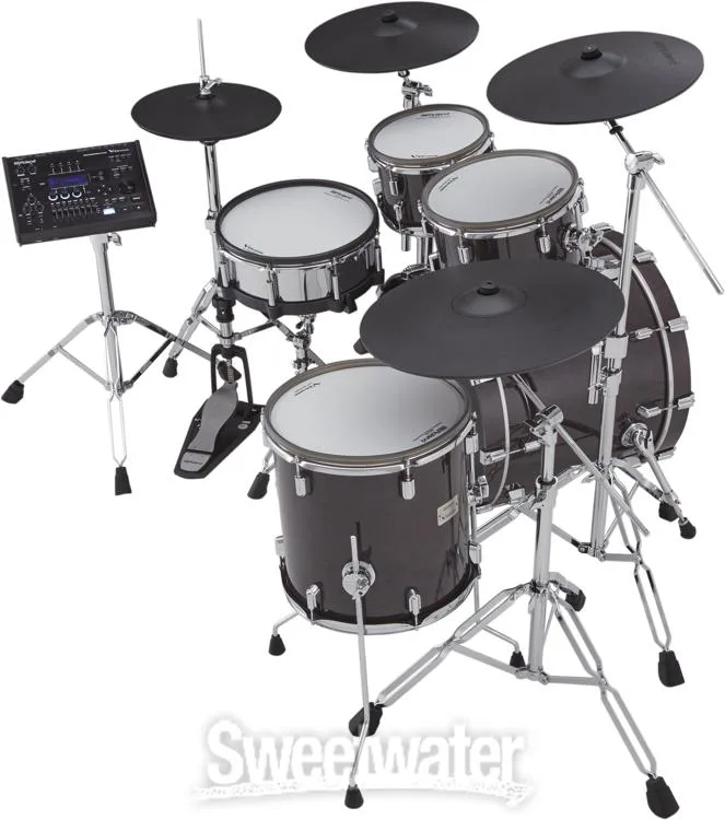 롤랜드 Roland V-Drums Acoustic Design VAD706GE Electronic Drum Set - Gloss Ebony