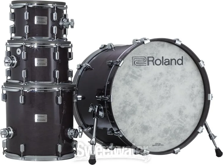 롤랜드 Roland V-Drums Acoustic Design VAD706GE Electronic Drum Set - Gloss Ebony