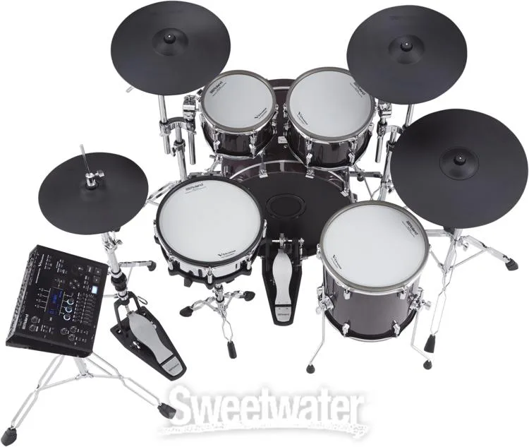 롤랜드 Roland V-Drums Acoustic Design VAD706GE Electronic Drum Set - Gloss Ebony