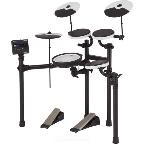 롤랜드 Roland V-Drums TD-02KV Electronic Drum Set and Steven Slate Virtual Drum Software Plug-in Bundle