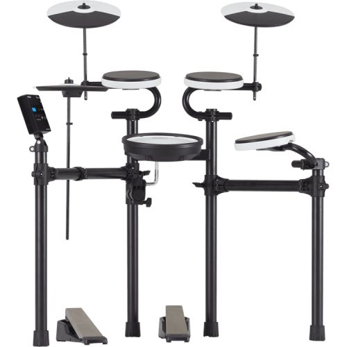 롤랜드 Roland V-Drums TD-02KV Electronic Drum Set and Steven Slate Virtual Drum Software Plug-in Bundle