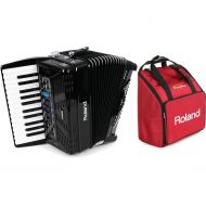 Roland FR-1x Piano-type V-Accordion with Gig Bag - Black