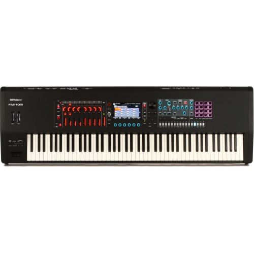 롤랜드 Roland FANTOM-8 Music Workstation Keyboard Essentials Bundle