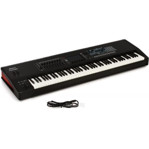 롤랜드 Roland FANTOM-8 Music Workstation Keyboard Essentials Bundle