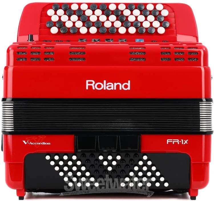 롤랜드 Roland FR-1xb Button-type V-Accordion - Red