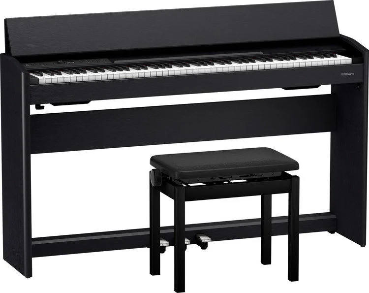 롤랜드 Roland F701 Digital Upright Piano - Coal Black